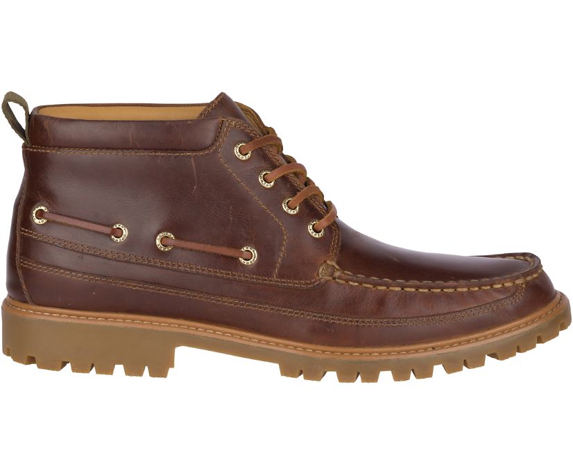 Sperry Gold Cup Authentic Original Lug Chukka Boots - Men's Chukka Boots - Brown [LF9147305] Sperry